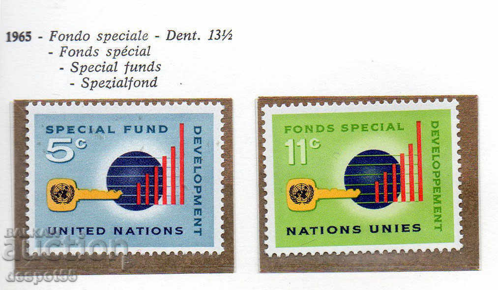 1965 Națiunile Unite - New York. Fondul special al Națiunilor Unite.