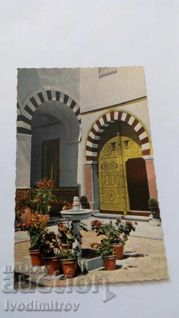 П К Sidi Bou Said  Tunis Interieur d'un Palais 1964