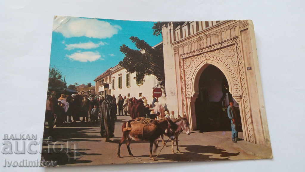 Postcard Tanger Maroco Tribunal de Sadad 1965