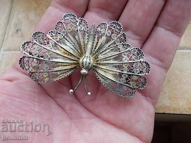 Ασημένια καρφίτσα - μοναδική. - 5 Ασημένια καρφίτσα - μοναδική. - 5