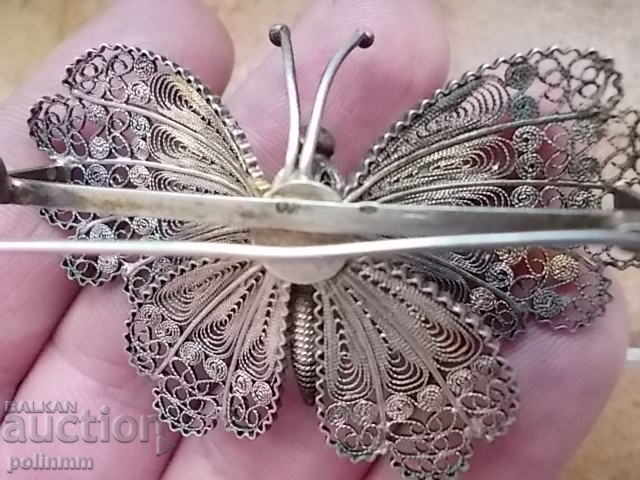 Ασημένια καρφίτσα - μοναδική. - 7 Ασημένια καρφίτσα - μοναδική. - 7