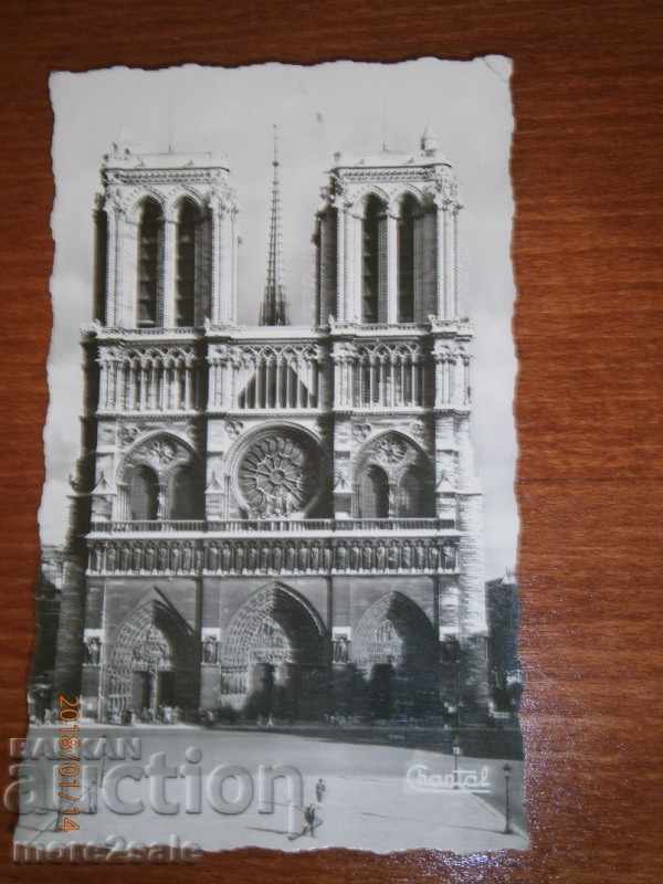 Card PARIS - PARIS - Notre Dame FRANTA - Turism 1958