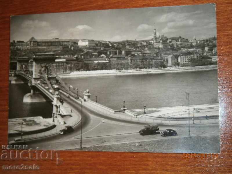 Картичка - Будапеща - BUDAPEST - УНГАРИЯ - ПЪТУВАЛА 1962 Г.