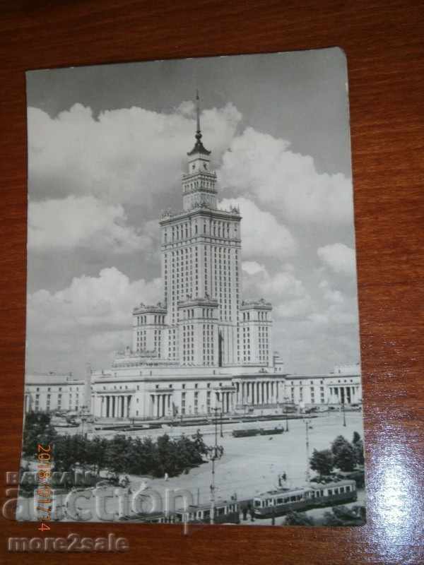 Card - WARSZAWA - POLSKA - WARSAW POLAND - 1962