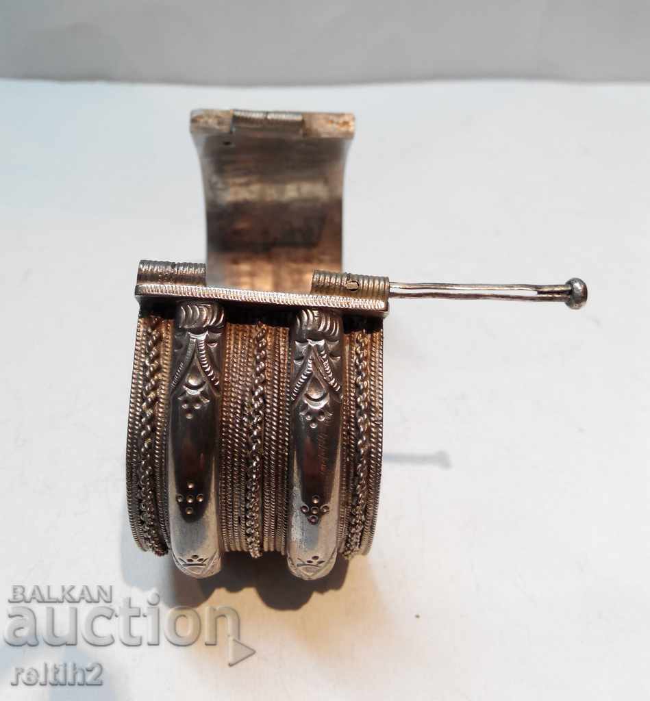 Μεγάλο Αναγεννησιακό ασημένιο βραχιόλι - 5 Μεγάλο Αναγεννησιακό ασημένιο βραχιόλι - 5