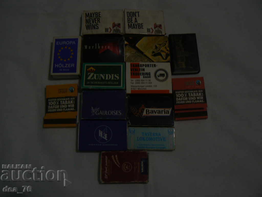 Collection of match boxes from Germany with price 13.00 BGN | € 6.65 Collection of match boxes from Germany with price 13.00 BGN | € 6.65