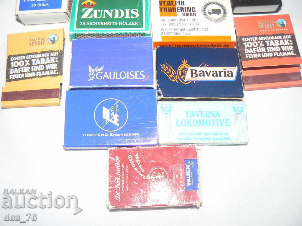 Delivery of Collection of match boxes from Germany Delivery of Collection of match boxes from Germany