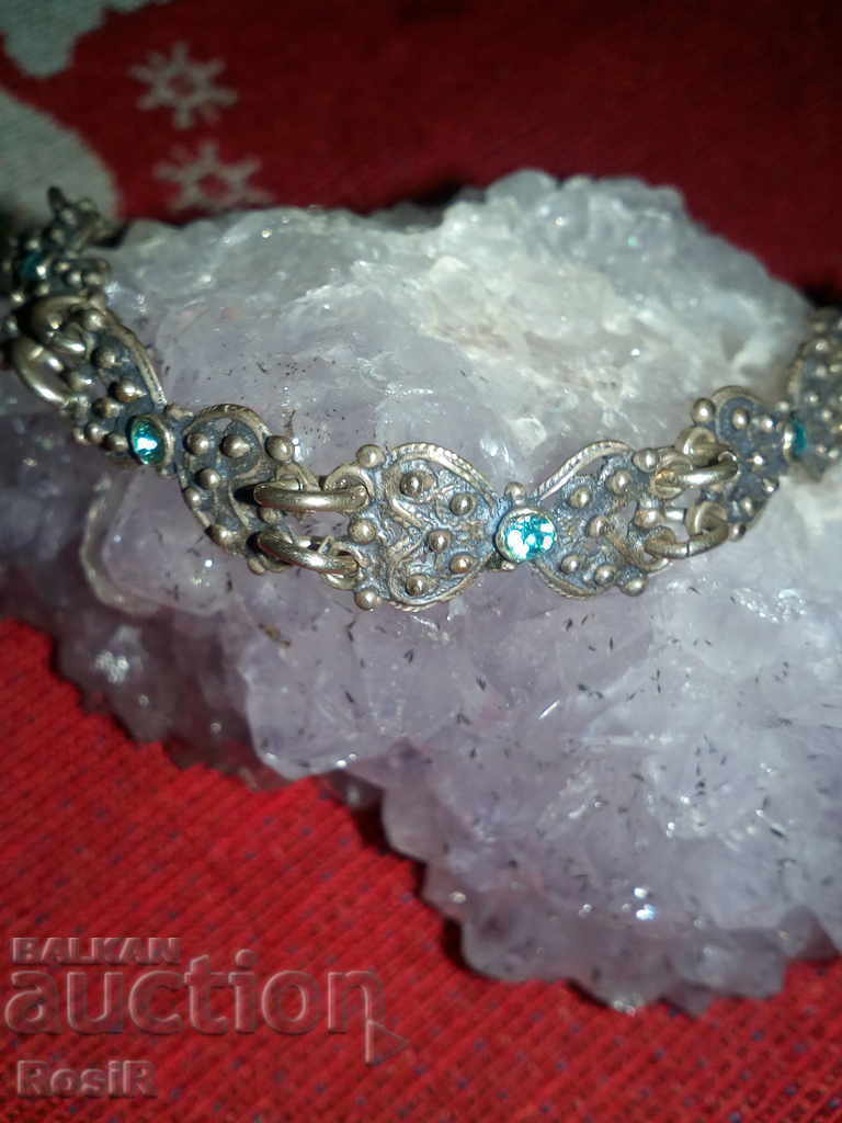 Auction  STARA SILVER GRAVNA WITH AQUAMARINTS