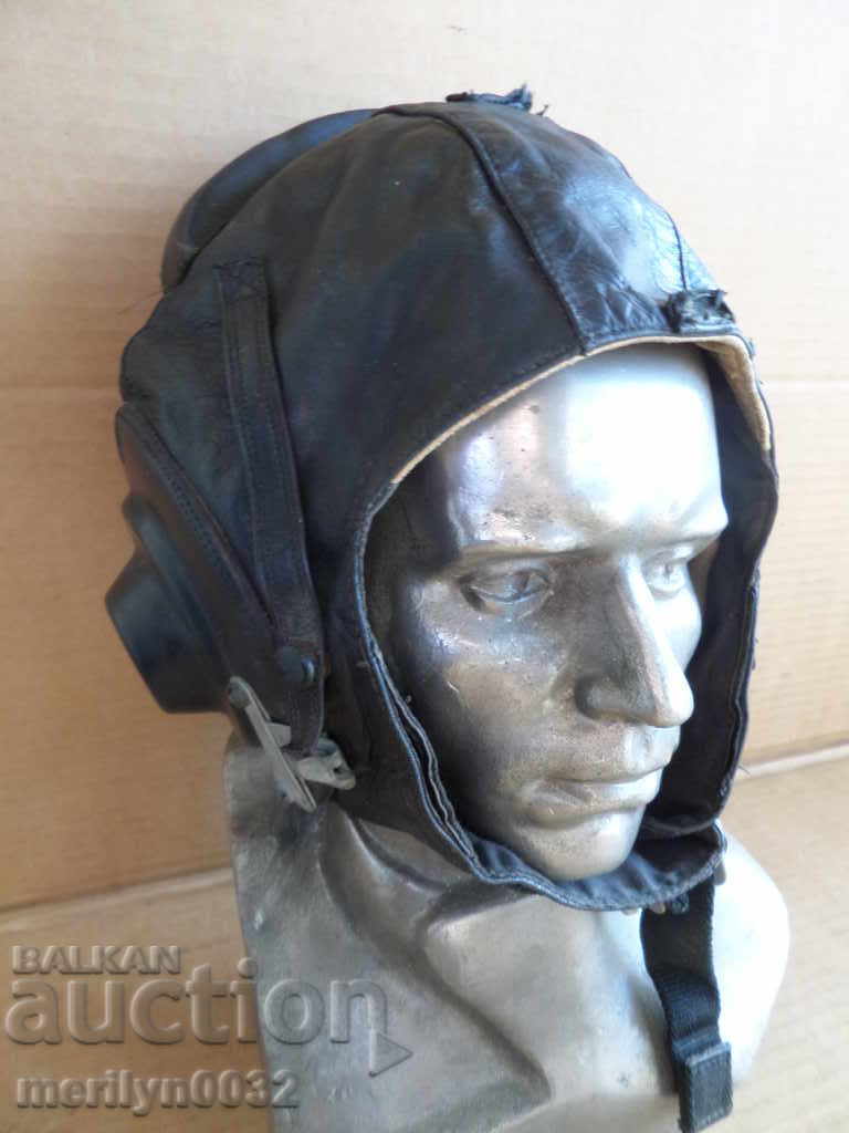 Licitație Kaska kozhen pilot iztrebitel SSSR shlem aviator
