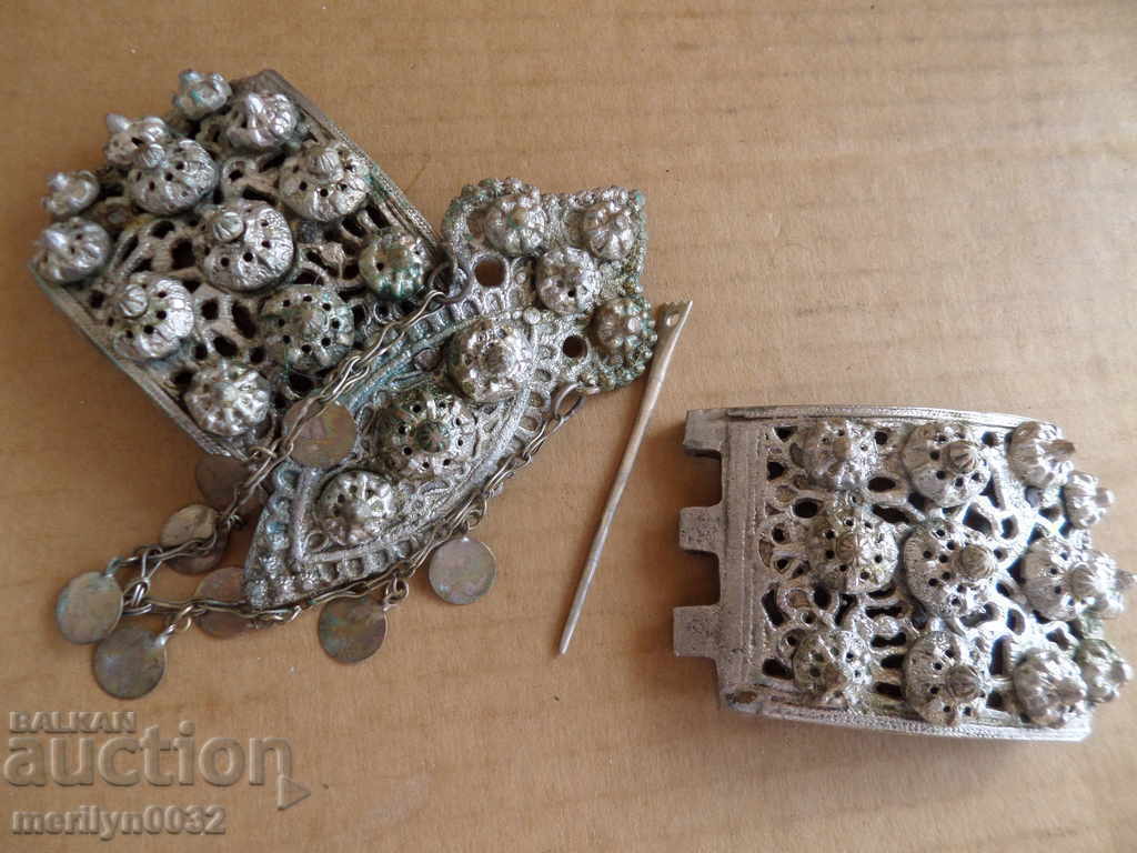 Αναγεννησιακά ασημένια παστάκια χυτά φιλιγκράν τέλη 18ου στην πάφτα - 7