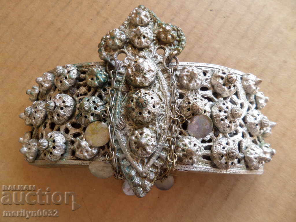 Αναγεννησιακά ασημένια παστάκια χυτά φιλιγκράν τέλη 18ου στην πάφτα