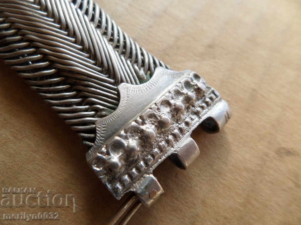 Bratara renascentista din argint, bijuterie, ornament, ornament - 5