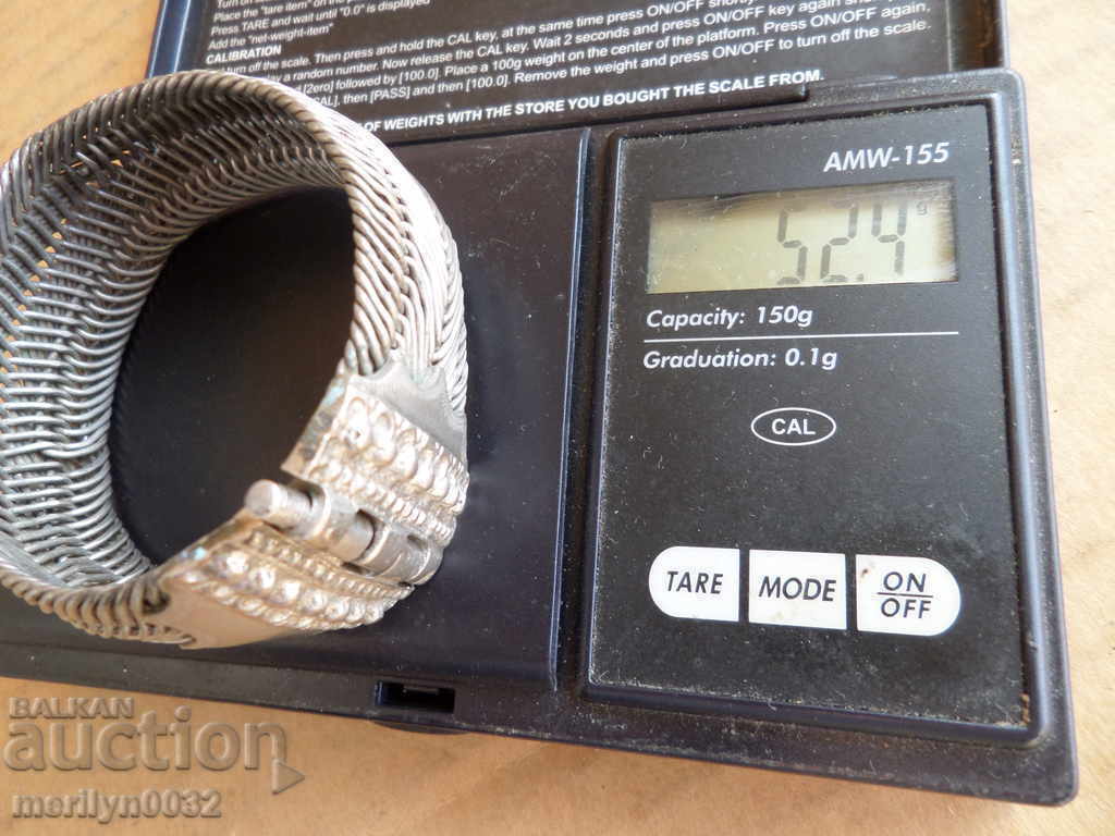 Bratara renascentista din argint, bijuterie, ornament, ornament - 7