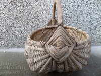 Old wicker basket, wooden, basket, paneer