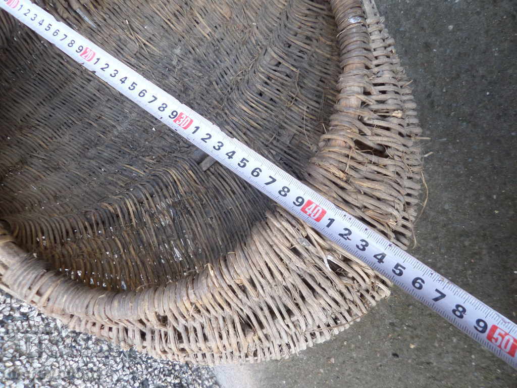 Old wicker basket, wooden, basket, paneer - 7 Old wicker basket, wooden, basket, paneer - 7