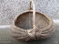 Old wicker basket, wooden, basket, paneer