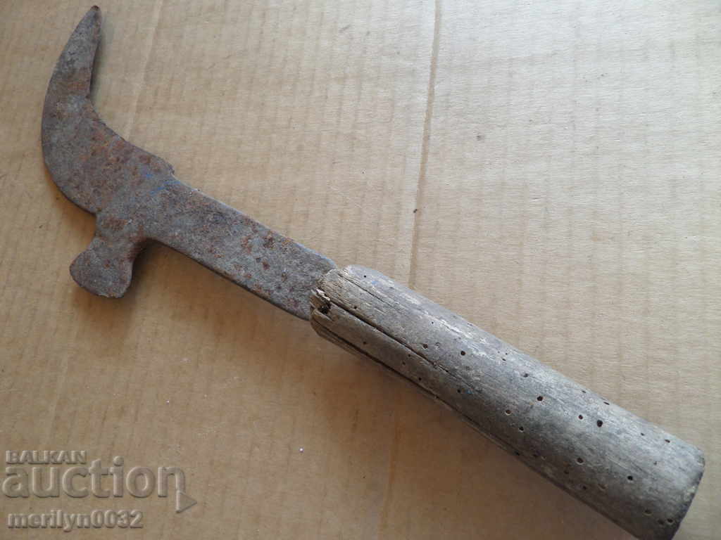 Old handmade knife, wrought iron - 7 Old handmade knife, wrought iron - 7