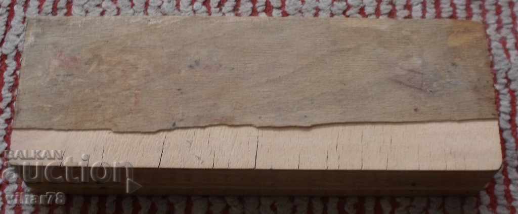 Delivery of An old wooden pencil box Delivery of An old wooden pencil box