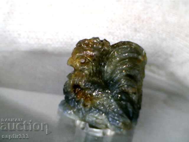 UNIQUE FIGURE RED SAPPHIRE HAND-GRAINED-YEAR OF CATTLE - 7 UNIQUE FIGURE RED SAPPHIRE HAND-GRAINED-YEAR OF CATTLE - 7