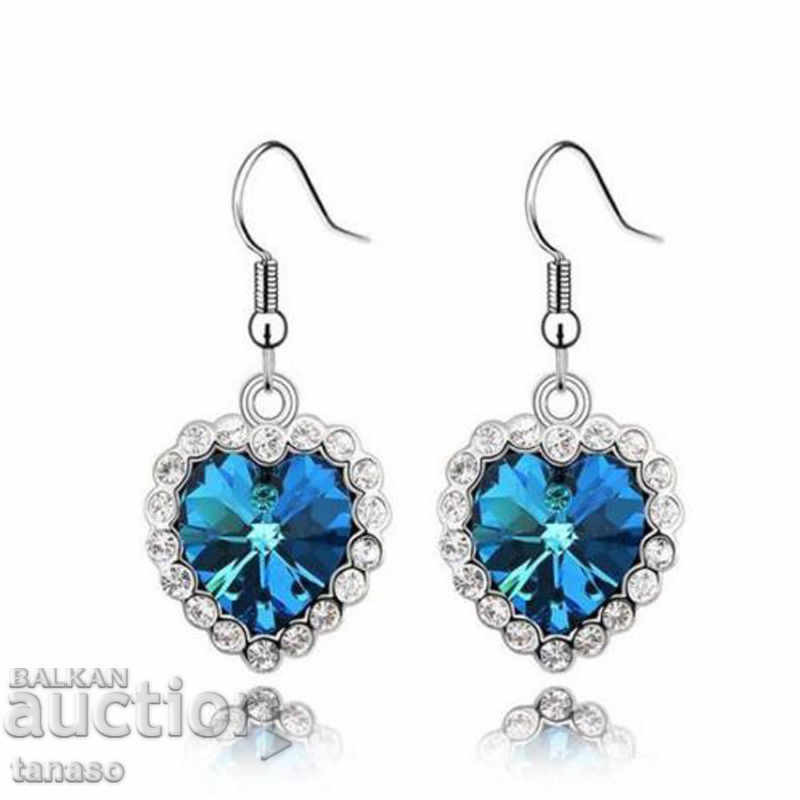 Δημοπρασία Σκουλαρίκια και κολιέ με μπλε κρύσταλλο «ωκεανό» Δημοπρασία Σκουλαρίκια και κολιέ με μπλε κρύσταλλο «ωκεανό»