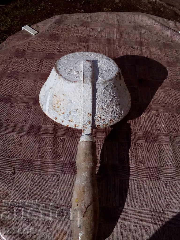 An ancient construction paddle - 6