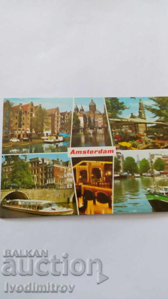 Postcard Amserdam Holland