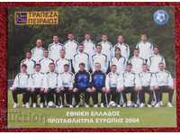 football card Greece European Champion