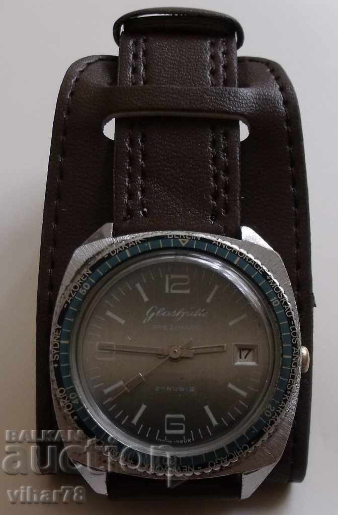 Δημοπρασία ΣΠΑΝΙΑ MEN ρολόι GUB-Glashutte-ΩΡΑ ΜΕ ΤΟΝ ΚΟΣΜΟ