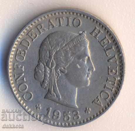 Ελβετία 5 καταρρίχηση 1953 με τιμή 0.70 BGN | € 0.36 Ελβετία 5 καταρρίχηση 1953 με τιμή 0.70 BGN | € 0.36