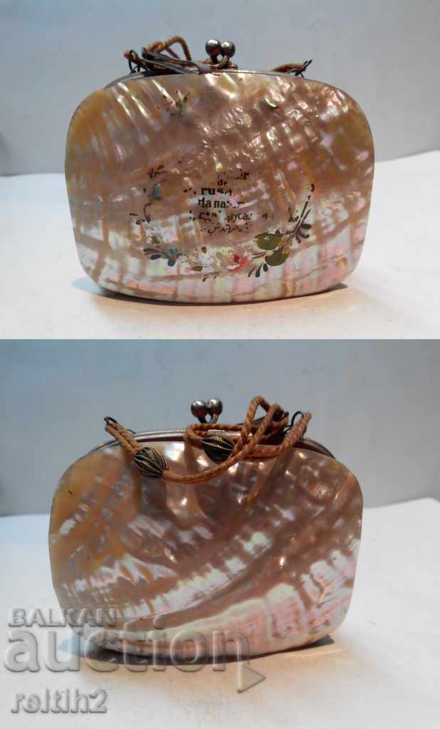 Geantă veche sidefată - 6