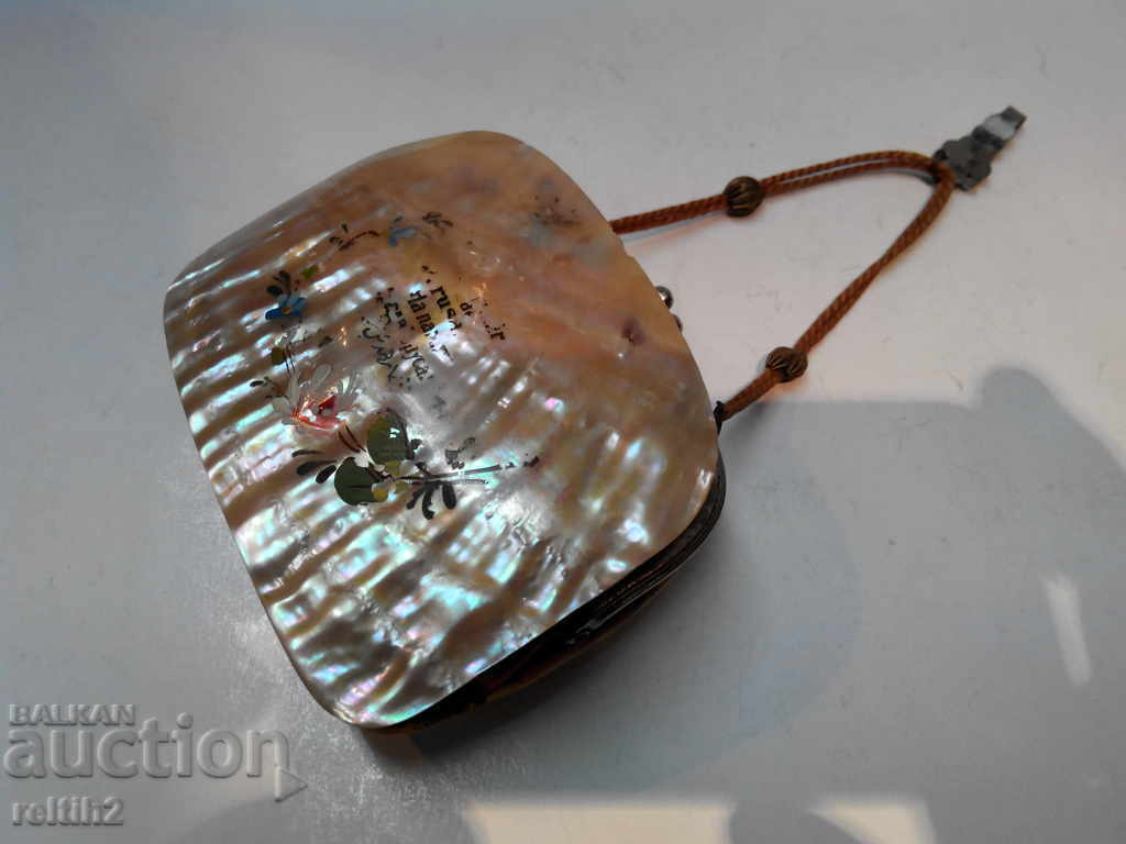 Geantă veche sidefată - 7