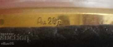 CLOCK-ΠΤΗΣΗ-POLJOT-επίχρυσο-20 μικρά-23 STONE - 5 CLOCK-ΠΤΗΣΗ-POLJOT-επίχρυσο-20 μικρά-23 STONE - 5