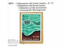 1970. UN-Geneva. Ecological use of the ocean.