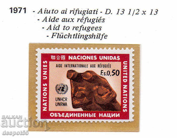 1970. UN-Geneva. International Aid for Refugees.