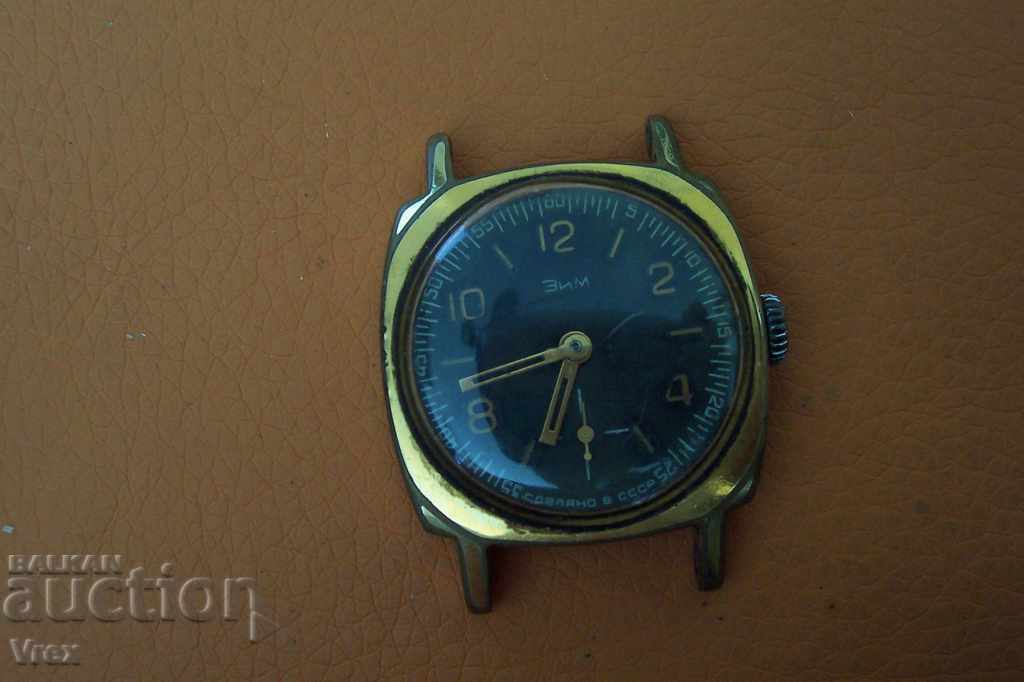 RUSSIAN mechanical clock ZimM Au10 RUSSIAN mechanical clock ZimM Au10