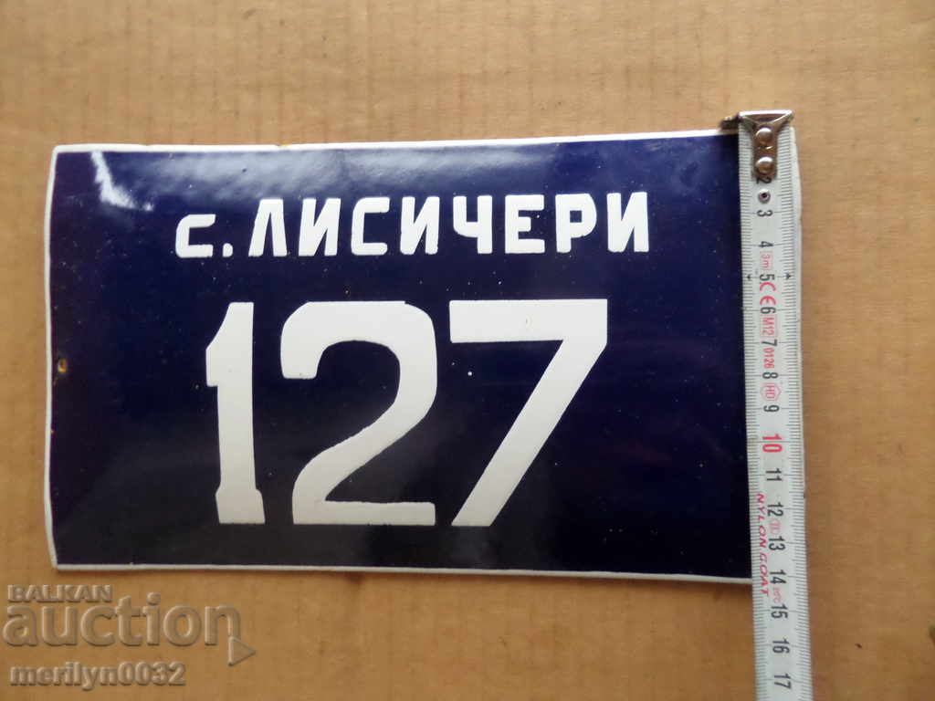 Auction Enameled plate, plate Auction Enameled plate, plate