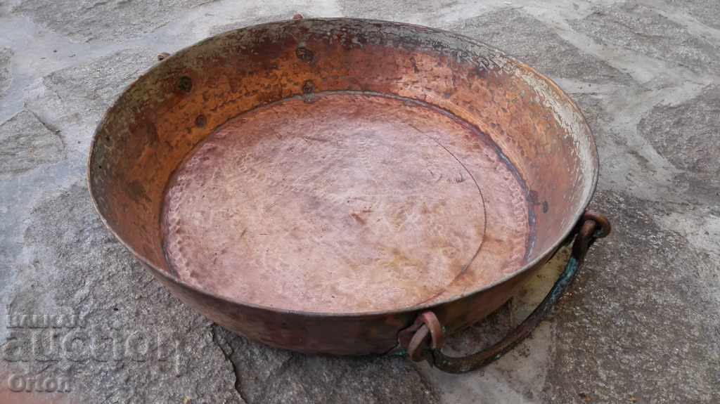 Δημοπρασία Παλιά πλαστά δίσκο χαλκού Bakarena Δημοπρασία Παλιά πλαστά δίσκο χαλκού Bakarena