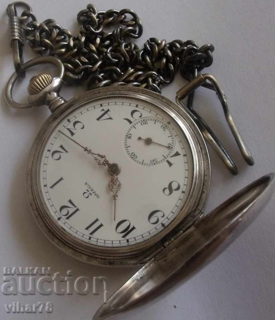 ασημένιο ρολόι τσέπης -ω-OMEGA με τιμή 1199.99 BGN | € 613.55 ασημένιο ρολόι τσέπης -ω-OMEGA με τιμή 1199.99 BGN | € 613.55