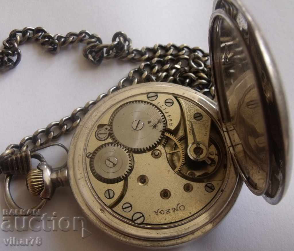 ασημένιο ρολόι τσέπης -ω-OMEGA - 6 ασημένιο ρολόι τσέπης -ω-OMEGA - 6