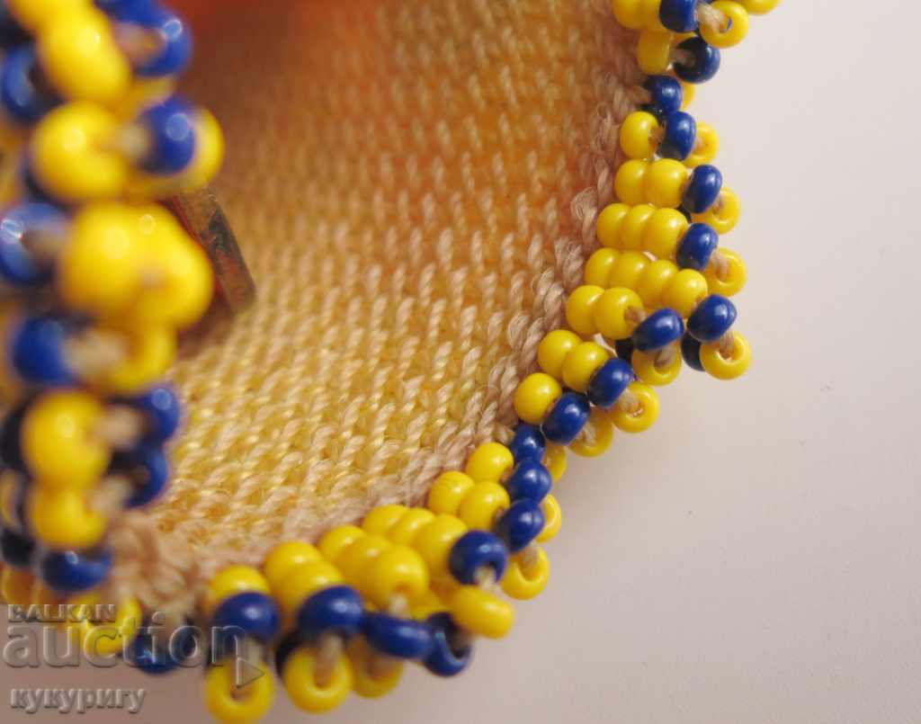 Old Turkish bead pouch case beads Fenerbahce 1907 - 5 Old Turkish bead pouch case beads Fenerbahce 1907 - 5