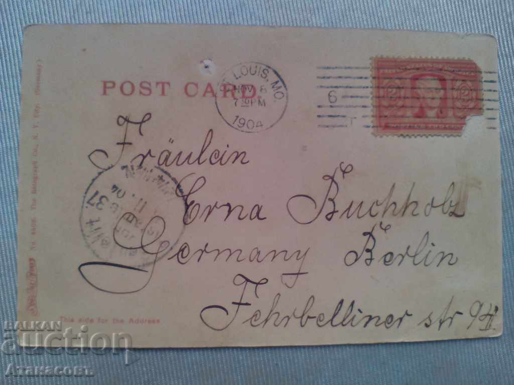 Postcard 1904 USA Postcard Louis USA with price 25.00 BGN | € 12.78 Postcard 1904 USA Postcard Louis USA with price 25.00 BGN | € 12.78