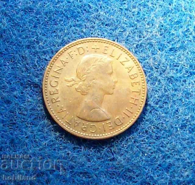 Half Penny Great Britain - 1967 with price 1.20 BGN | € 0.61
