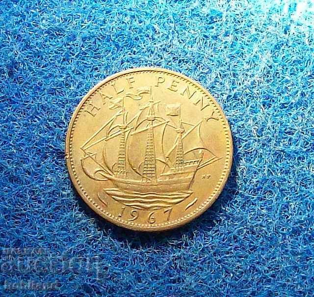 Half Penny Great Britain - 1967