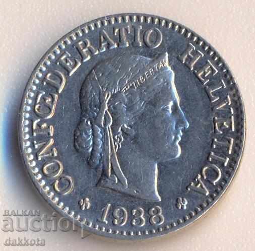 Switzerland 10 rappers 1938 year with price 5.00 BGN | € 2.56 Switzerland 10 rappers 1938 year with price 5.00 BGN | € 2.56