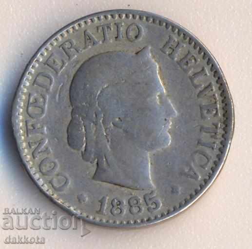 Switzerland 10 rapped in 1885 with price 3.50 BGN | € 1.79 Switzerland 10 rapped in 1885 with price 3.50 BGN | € 1.79