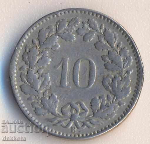 Ελβετία 10 ραπέλ 1885