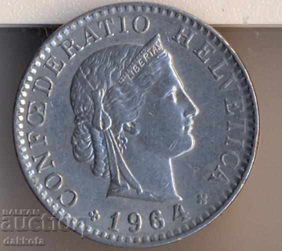 Switzerland 20 years 1964 with price 0.65 BGN | € 0.33 Switzerland 20 years 1964 with price 0.65 BGN | € 0.33