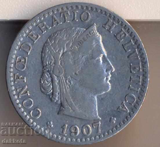 Switzerland 20 years 1907 with price 4.50 BGN | € 2.30 Switzerland 20 years 1907 with price 4.50 BGN | € 2.30