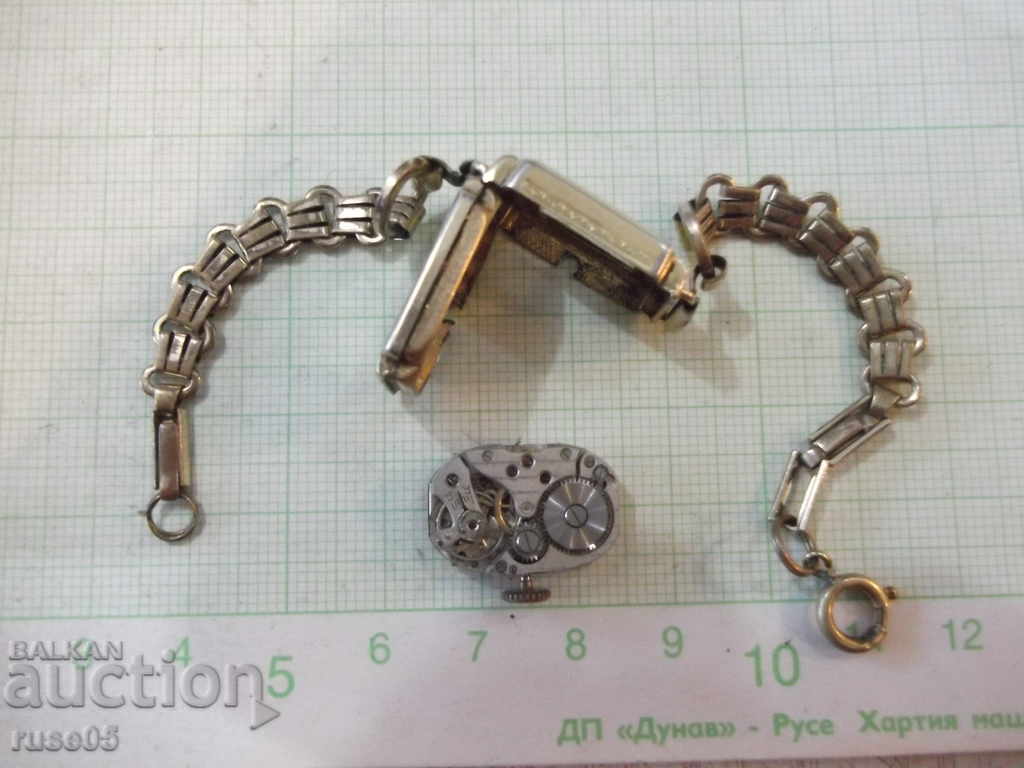 Ladies watch with chain and lid hinges - 6