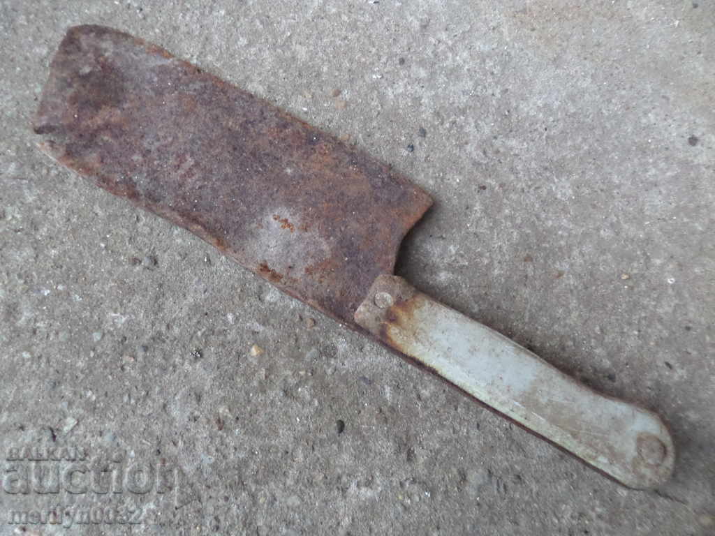 Old forged saber, ax, pole, knife, machete with price 36.00 BGN | € 18.41 Old forged saber, ax, pole, knife, machete with price 36.00 BGN | € 18.41